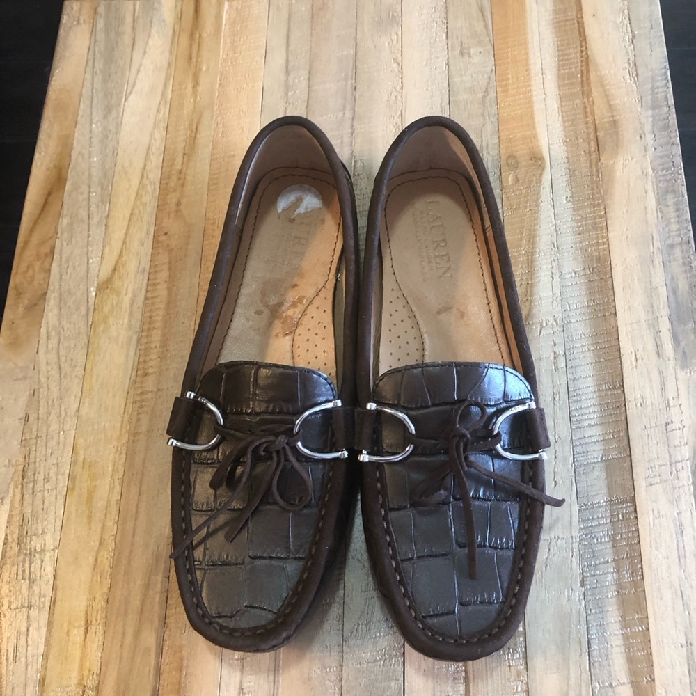 NWOT RALPH LAUREN LEATHER BRILEY LOAFERS